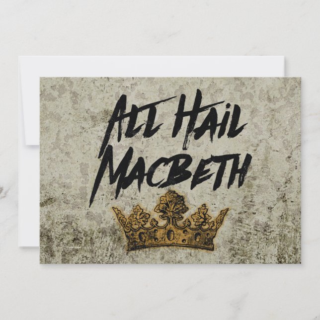 All Hail Macbeth (Vorderseite)