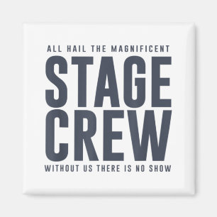 All Hail the Bühne Crew Funny Theater Drama Nerd D Magnet