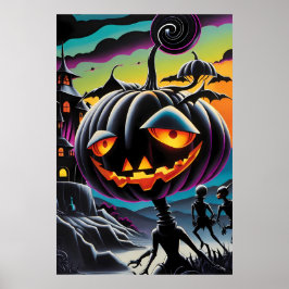 All Hail the Pumpkin-Thing - Ken Gage Art Poster