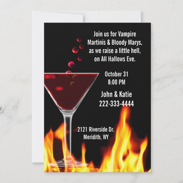 All Hallow Eve Party Einladung (Vorderseite)