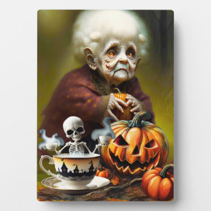 All Hallow Tea Time Fotoplatte