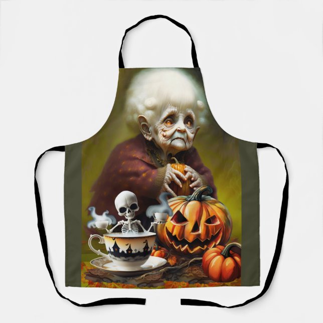 All Hallow Tea Time Schürze (Vorderseite)