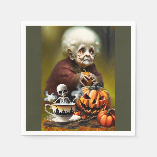 All Hallow Tea Time Serviette (Vorderseite)