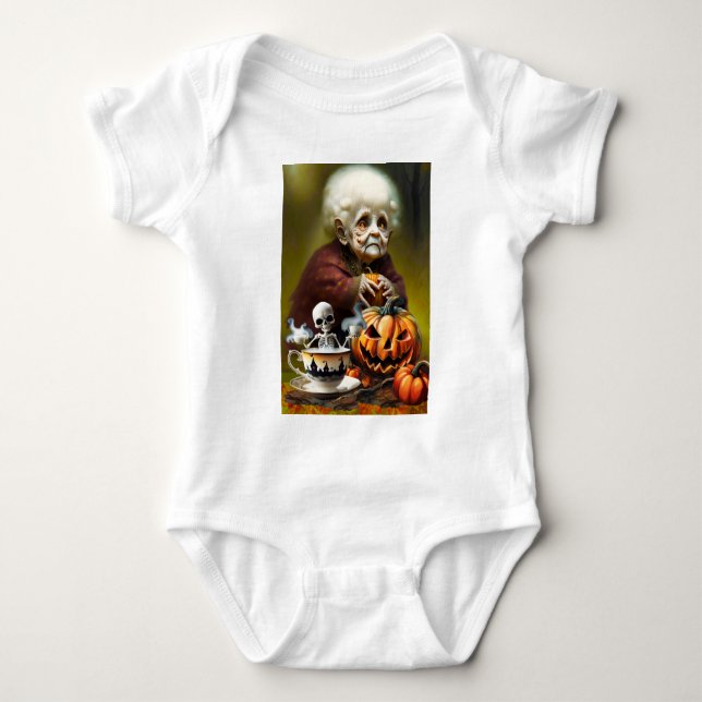 All Hallows Teezeit Baby Strampler (Vorderseite)