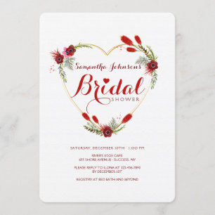 All Heart Bridal Dusche Einladung
