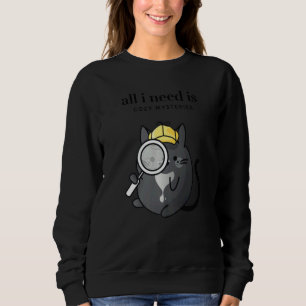 All I Need is Cozy Mysteries Buchwurm & Buch Sweatshirt