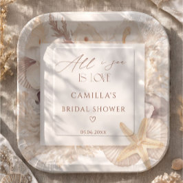 All I Sea Is Love Bridal Shower Pappteller