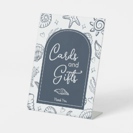 All I Sea is Love Navy Blue Cards and Gifts Sockelschild