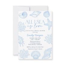 All I sea Is Love Seashells Bridal Shower
