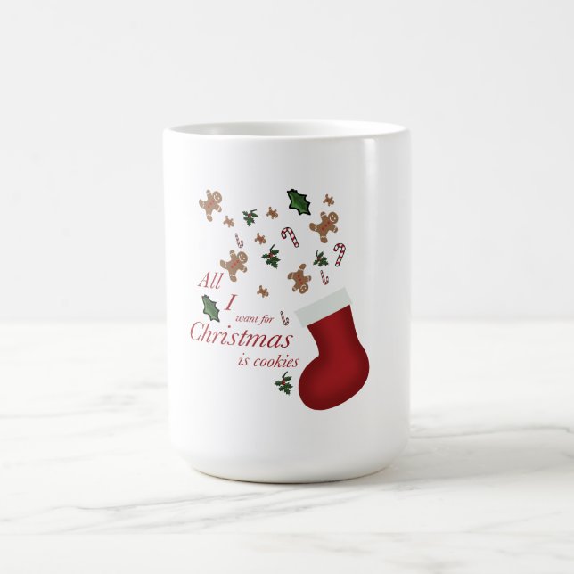 all i want for christmas is cookie kaffeetasse (Mittel)