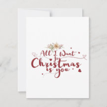 All I Want for Christmas is You