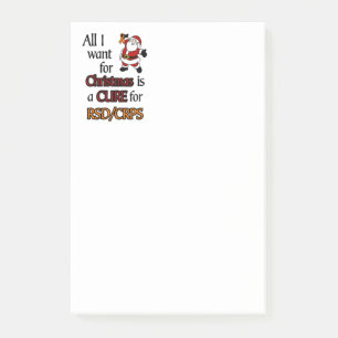 All I Want for Christmas/Santa...RSD/CRPS Post-it Klebezettel