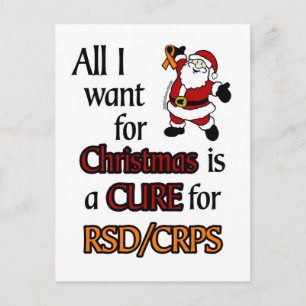 All I Want for Christmas/Santa...RSD/CRPS Postkarte
