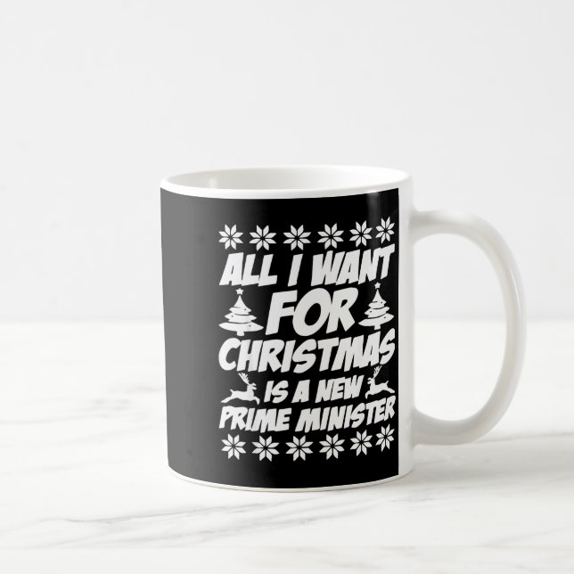 All I Want For Xmas Is A New Prime Minister Funny  Kaffeetasse (Rechts)