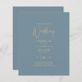 All-in-1 Elegantes Sea Glass Aquamarin Gold Weddin