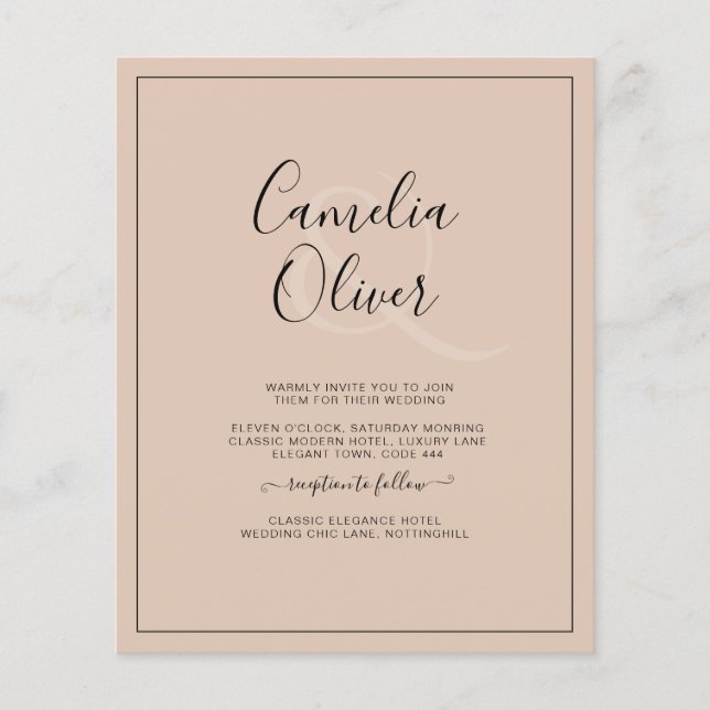 All-in-1-Monochrome Ampere und Hochzeit Flyer (Vorne)