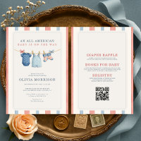 All in One All American Patriotische Babyparty
