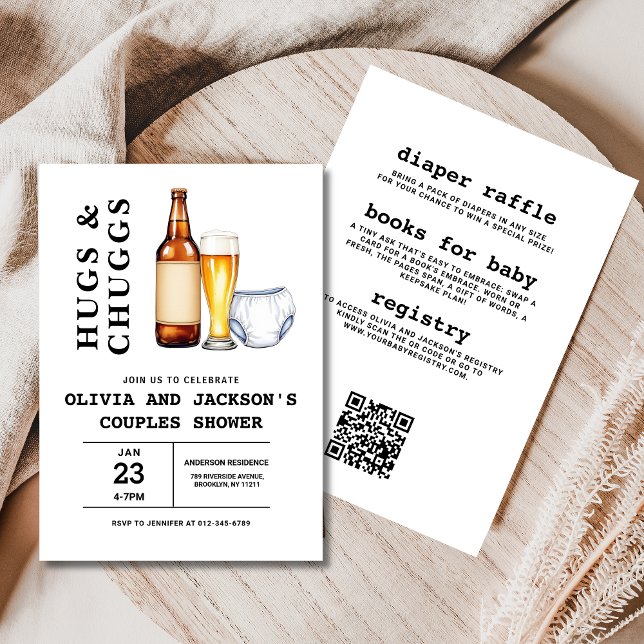 All in One Beers Diapers Paare Babydusche Einladung (Von Creator hochgeladen)