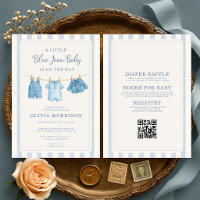 All in One Blue Jean Baby Junge Baby Shower 