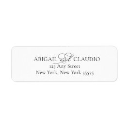 All-In-One Einfache Klassische Schwarz-Weiße Hochz