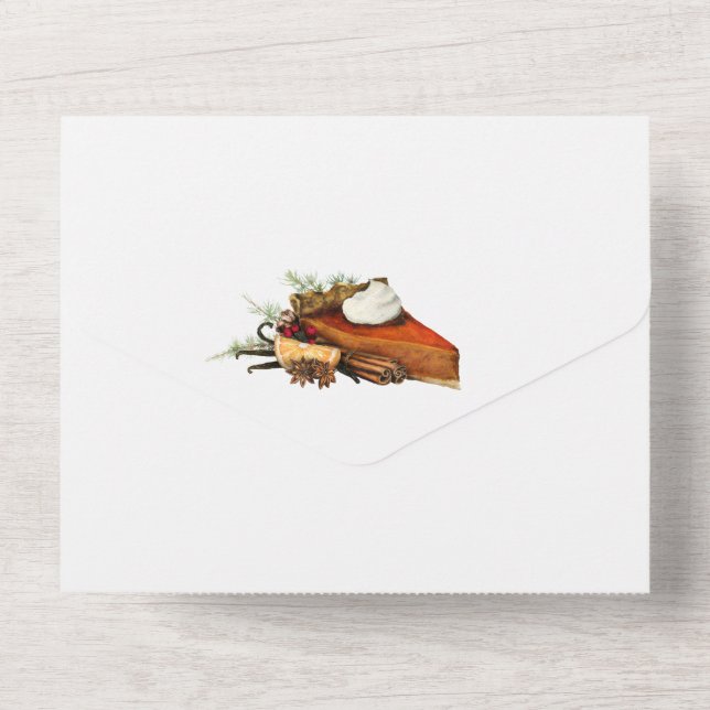 All in One Fall Harvest Einladung (Rückseite)