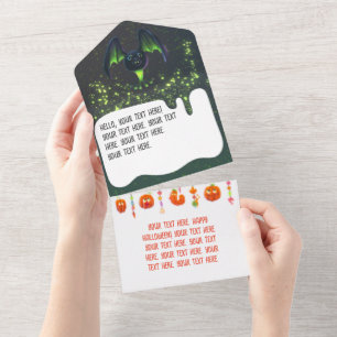 All in one Halloween Invite Einladung