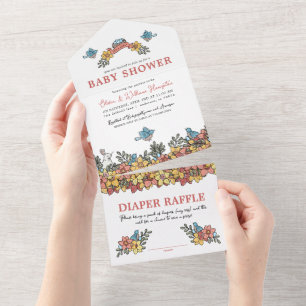 All in one Oaster Baby Shooter Einladung