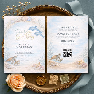 All in One Sea You Soon Baby Shower Einladung