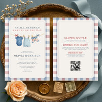 All in One Wäscheleine All American Babyparty