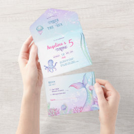 All in One Wedding Invite Nautical Thema Geburtsta Einladung