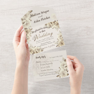 All in One Weditation und UAWG White Roses Einladung