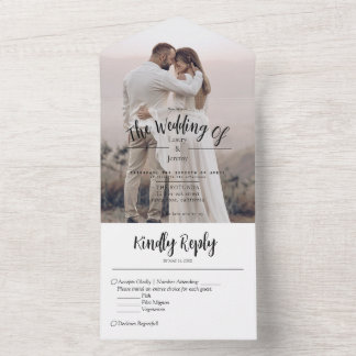 All in one Wedite Einladung