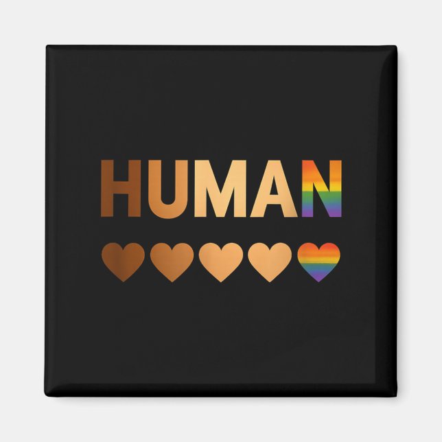 All-inclusive Hearts For Blm Racial Justice &amp;  Magnet (Vorne)