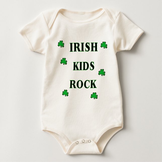 All Irish Kids Rock Baby T-shirt (Vorderseite)