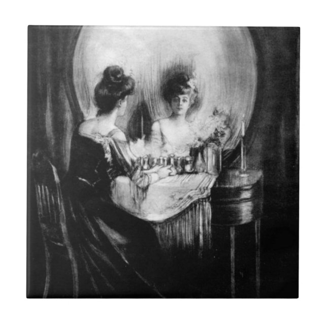 All Is Vanity Charles Allan Gilbert Fliese (Vorderseite)