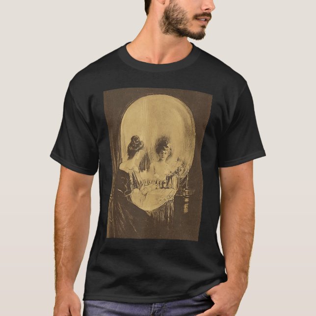 All Is Vanity Skull Skeleton Tank Top (Vorderseite)