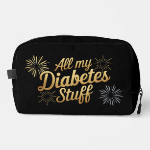 All meine Diabetes-Sachen Waschbeutel