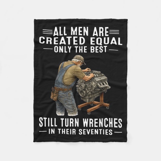 All Men are Created Equal Only The Turn Wrenches Fleecedecke (Vorderseite)