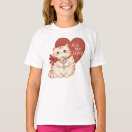 All My Love Tabby Cat T-Shirt