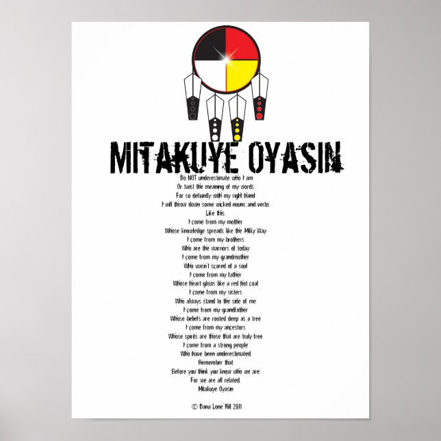 All My Relations Poster (Vorne)