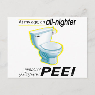 All-Nighter Postkarte