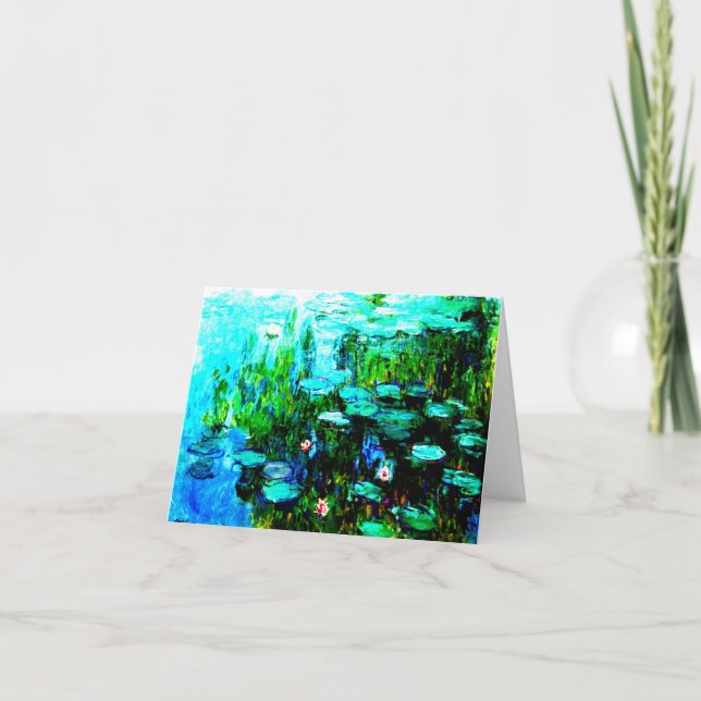 All Occasion Monet "Nympheas" Karte (Vorderseite)
