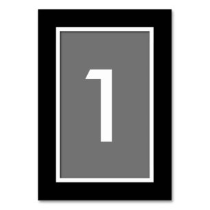 All-Occasion-Tischnummer-Karte auswählen Tischnummer