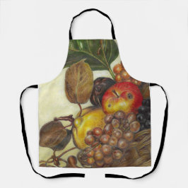 All-over artistic fruit still life print apron schürze