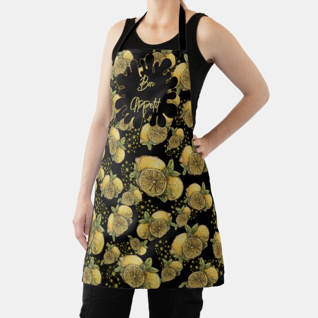 All-Over Print Apron Bon Appétit con Limon Schürze (InSitu)