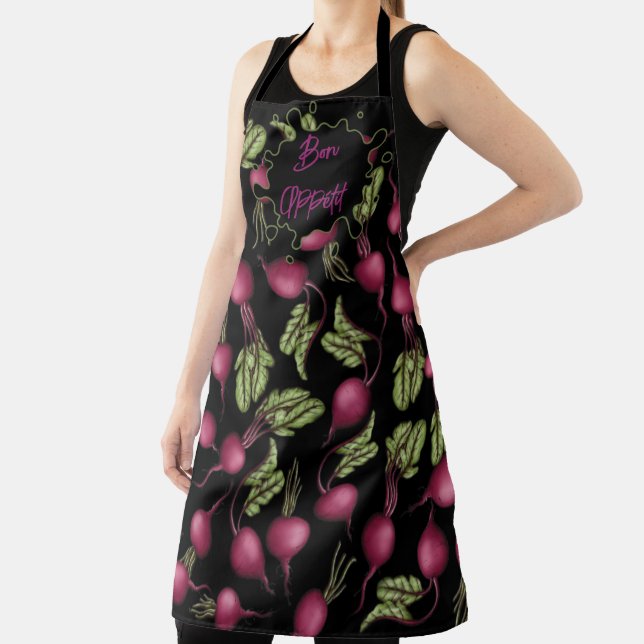 All-Over Print Apron Bon Appétit con rábano Schürze (InSitu)