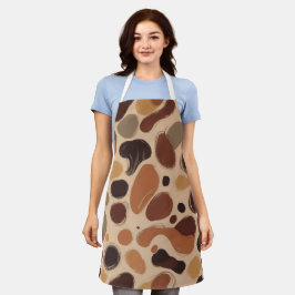 All-Over Print Apron, Medium Schürze