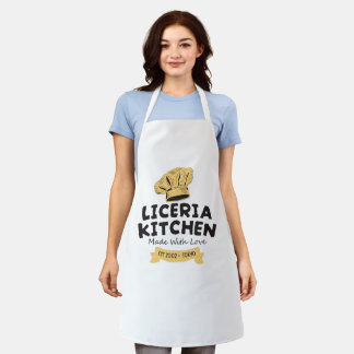 All-Over Print Apron, Medium Schürze