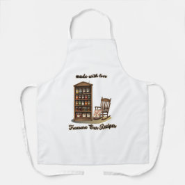 All-Over Print Apron, Treasure Our Recipes Schürze
