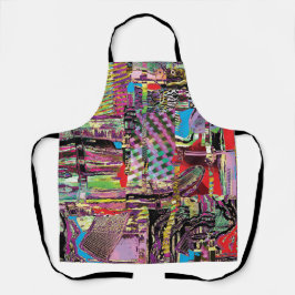 All‑Over Print Apron – Urban Fractals Schürze